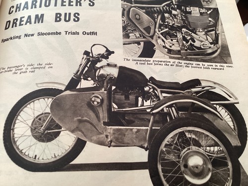 Bsa trials sidecar outfit - bsa,
