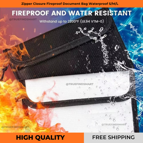 2200 fireproof money bag - 2200℉,