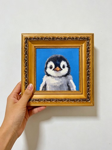 Cute baby penguin blue - cute,