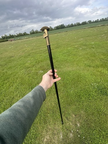 Vintage brass handle head - brass,