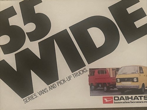 The daihatsu wide series - the,