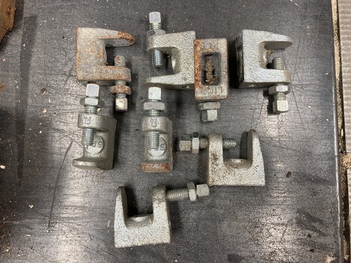 Girder clamps lot shown - clamps,