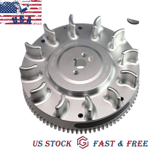 Silver electric start - silver, billet