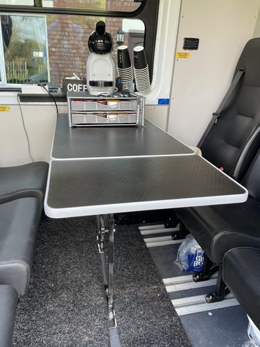 Campervan motor home - motor, table