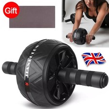 Pro Abs Roller Exercise Wheel Abdominal Core Strength Workout Muscle Cruncher K