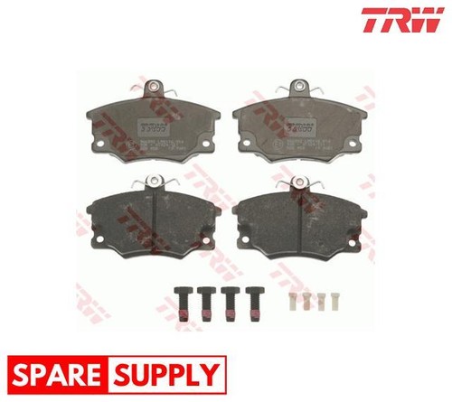 Brake pad set disc - pad, for
