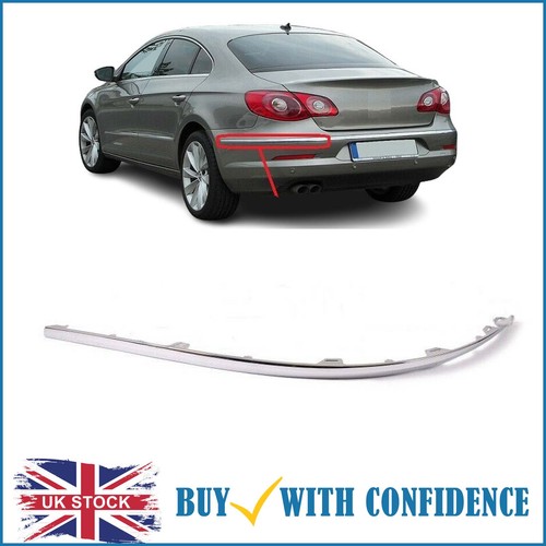 Rear bumper moulding chrome - moulding,