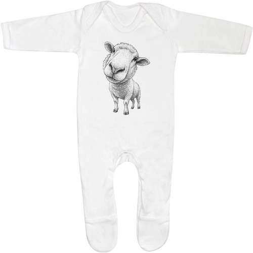 Funny sheep baby romper - baby,