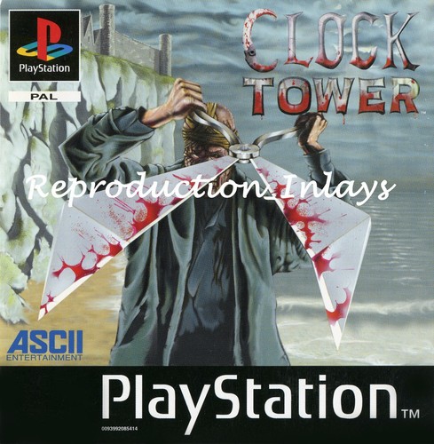 Clock tower ps1 front inlay - clock,