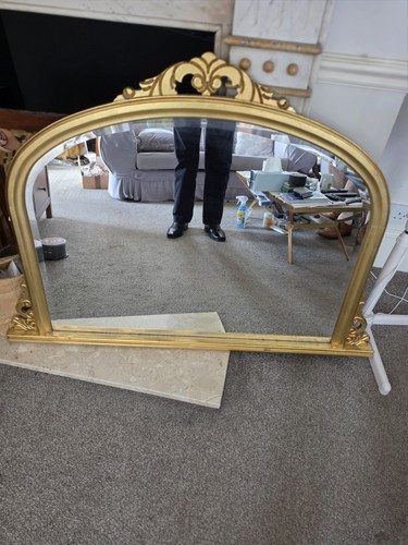 Large gold gilt - gilt, overmantle