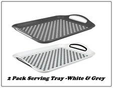 2 X Serving Tray   Non Slip