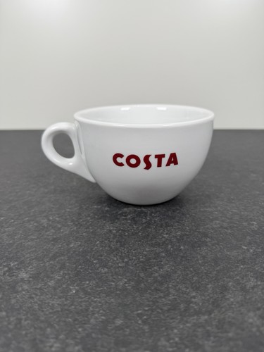 Costa coffee mug white ceramic - coffee,