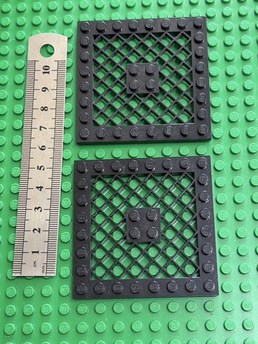 Lego large black baseplates - black,