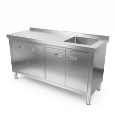 63" X 21" Stainless Steel Sink