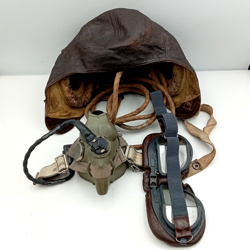 Raf type flying helmet - c,