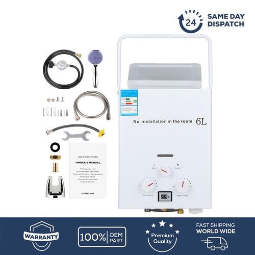 Tankless gas water - 6l, heater