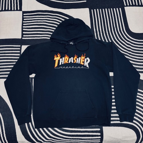 Thrasher magazine flame - thrasher, black