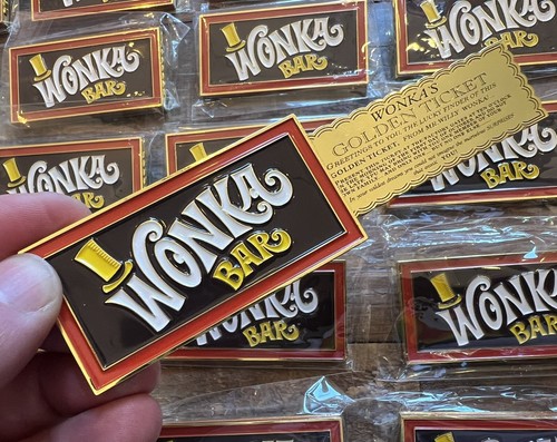 Wonka bar limited edition pin - wonka,