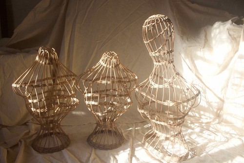 Vintage french wicker woman - vintage,