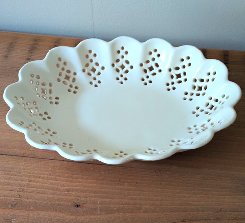 Vintage royal creamware oval - vintage,