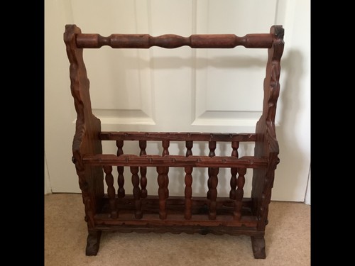 Vintage carved wooden - vintage,