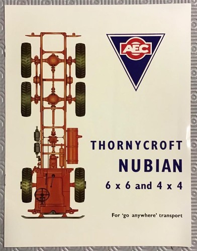 Aec thornycroft nubian 6x6 - aec, &