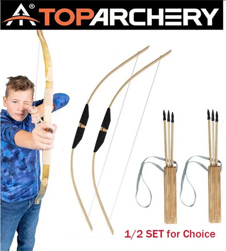 Classic wooden bow and - classic, arrow