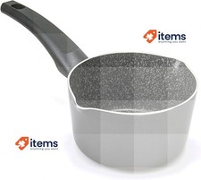 ALLUFLON Tradition Italy Casserole, Aluminium, Black, 14 cm