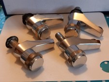 Vintage Retro 70’s/80’s Brass & Chrome  Bath Taps x 2  & Sink Taps x 2 H & C 