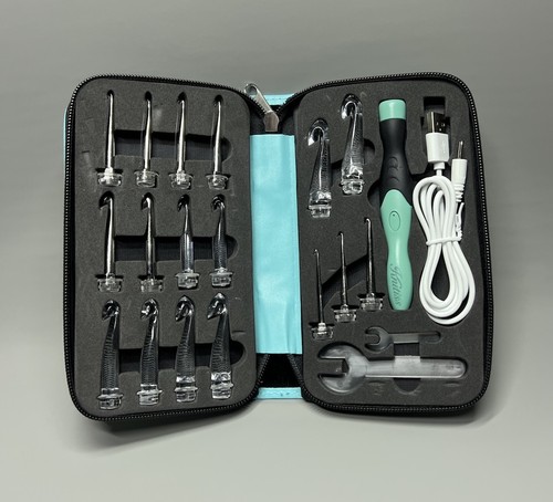 Crochet hooks set with head - crochet,