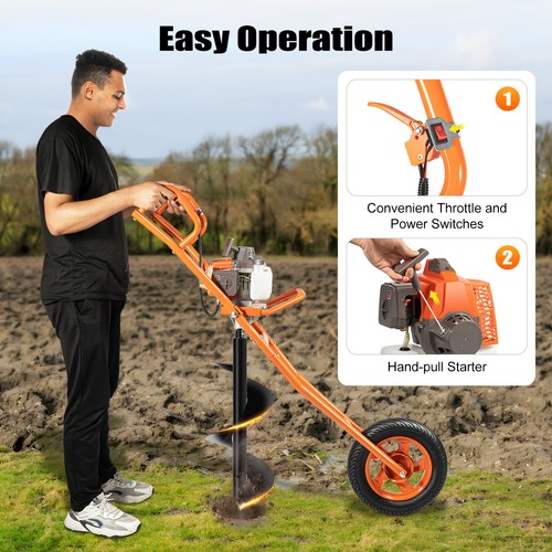 63cc stroke ground auger - ground,