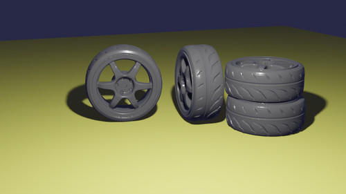 Compomotive m06 wheels - 1/18,
