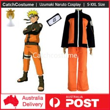 Adult Anime Naruto Shippuden Uzumaki Naruto Cosplay Costume Wig Halloween Outfit