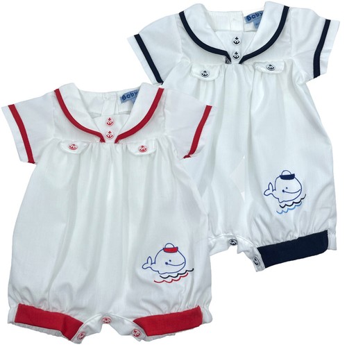 Baby boy romper - romper, nautical