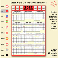 Custom wall planner block