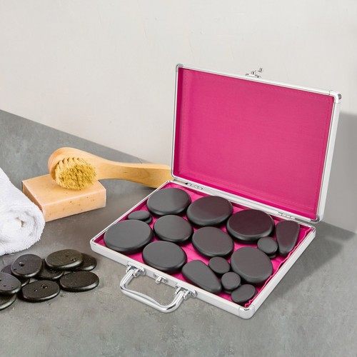 Portable massage stone warmer - massage,