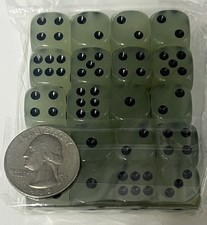 Glow in the dark dice (20 pc) D&D Board Games RPGs Table Games Fantasy New