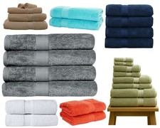 Luxury Hotel Cotton Towels 600 GSM Luxor Super Soft Face Hand Bath Sheet