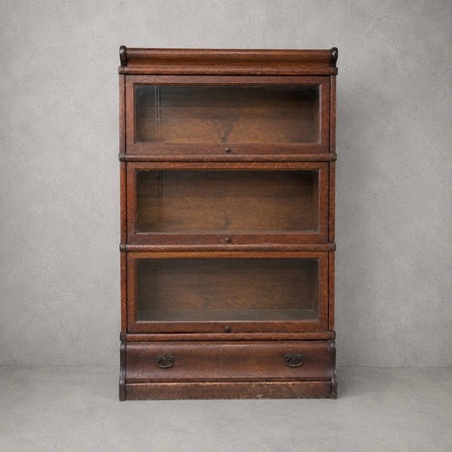 Antique globe wernicke oak - wernicke,
