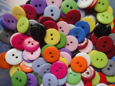 18mm 100pcs 2-Holes Round Resin Sewing Clothes Buttons Diy Toy Craft Scrapbook