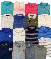 Mens NIKE GOLF TIGER WOODS COLLECTION Adidas Under Armour Athletic Polo Shirt