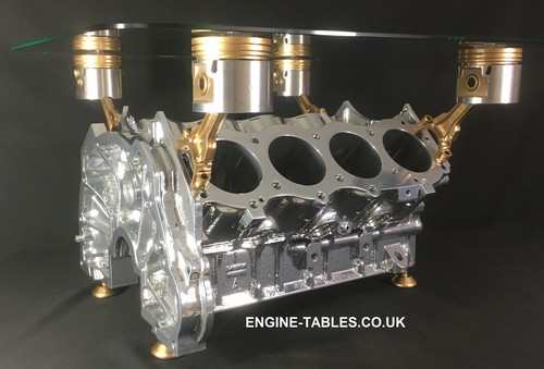Engine block coffee table - engine,