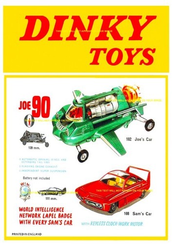 Dinky joe sams car - 90,