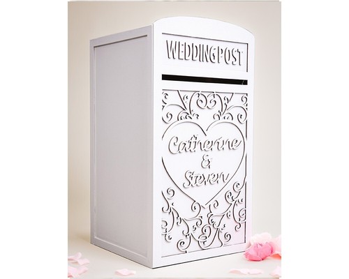Personalised wedding card - personalised, post