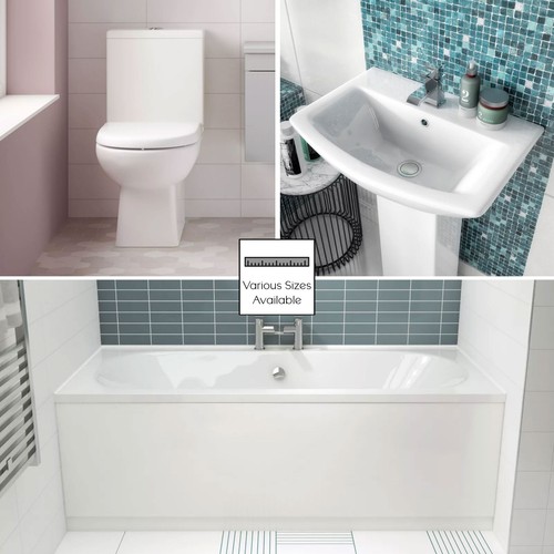 Double ended bathroom suite - double,