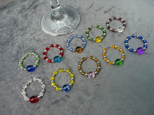 Sparkling round beads wine - round,