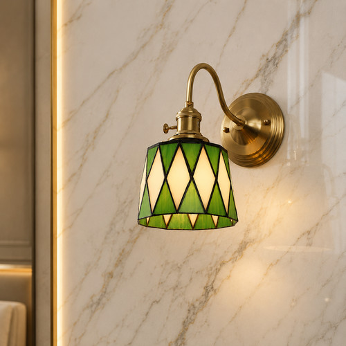 Green tiffany copper wall - tiffany,