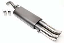 Sports Exhaust Steel 2x76mm