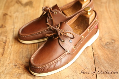 Dubarry brown leather boat - brown,
