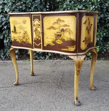 CHINOISERIE SIDE TABLE HALL CUPBOARD